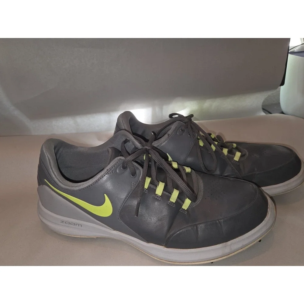 Men's Nike Air Zoom Accurate Golf Shoes style 909723-001 Dark Grey Volt size 11